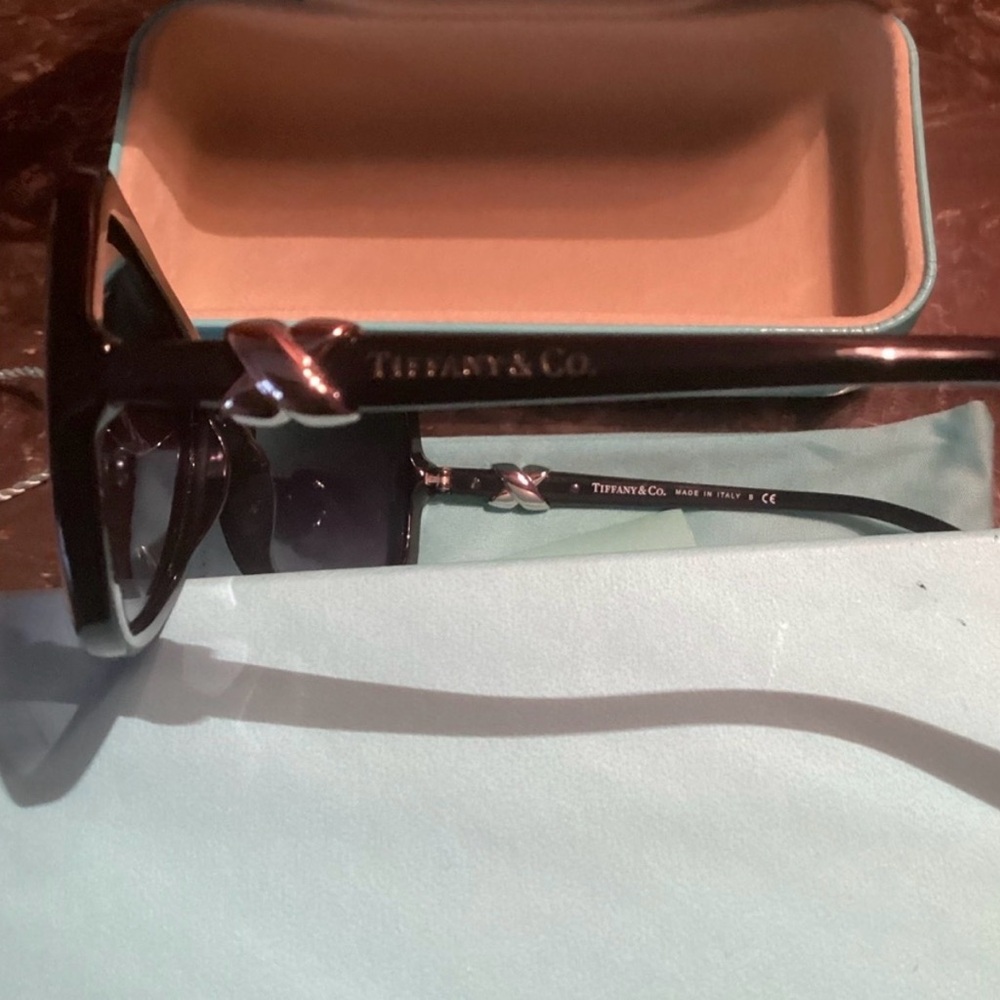 Tiffany & Co. Dark Sunglasses with Black Frame - Picture 2 of 7